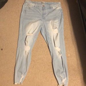 Never worn refuge jeans from Charlotte Russe